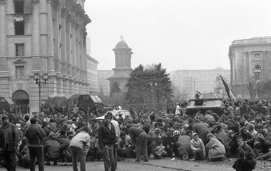 attack Bucharest Romania Romanian revolution 1989 revolutia romana romanians