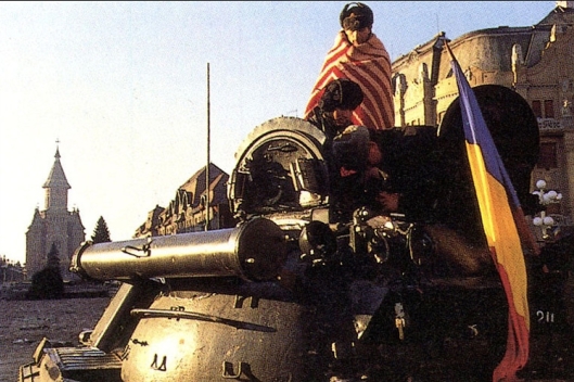 Bucharest Romania Romanian revolution revolutia romana 1989 tanks