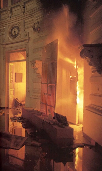 devastation Romanian revolution revolutia romana 1989