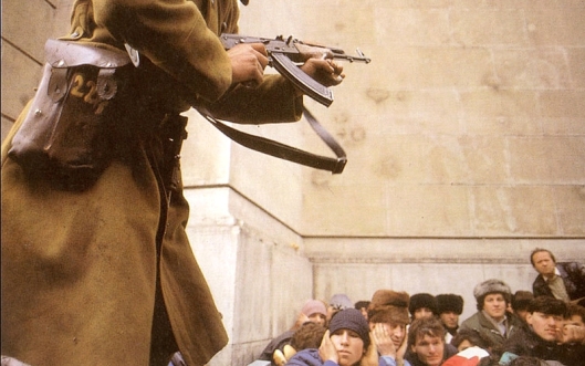 fighting in Bucharest Romania Romanian revolution revolutia romana 1989