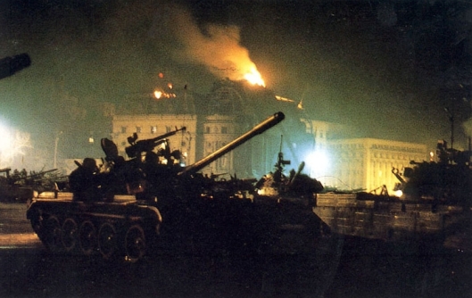 fighting Romanian revolution revolutia romana 1989