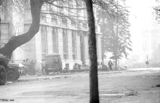 shooting near Palace Romanian revolution 1989 revolutia romana romanians